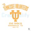 The Tennessee Volunteers Football Go Vols SVG