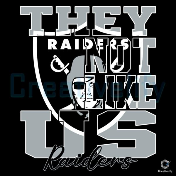 They Dont Like Us Las Vegas Raiders NFL Football SVG