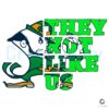 They Not Like Us Notre Dame Fighting Irish Football SVG