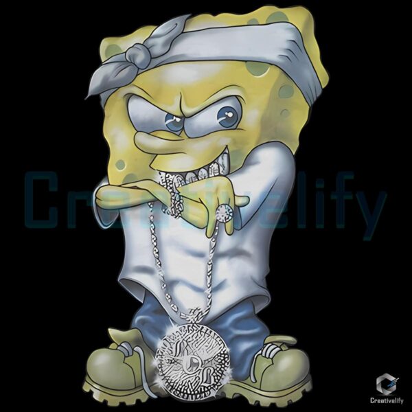 Thug Spongebob Squarepants PNG