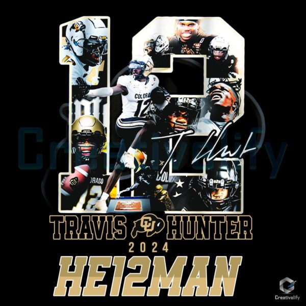 Travis Hunters Buffaloes He12Man 2024 SVG PNG