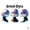 Trendy Grinch Girls PNG Design