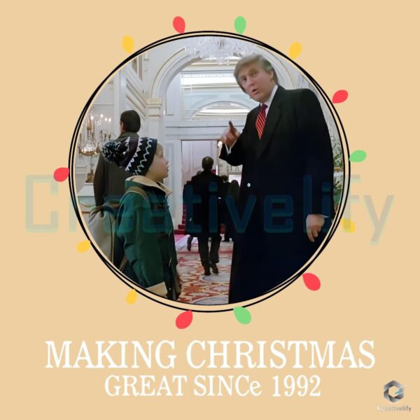 Trump Home Alone PNG Making Christmas Great Since 1992