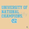 UNC Tar Heels SVG National Champions Pride