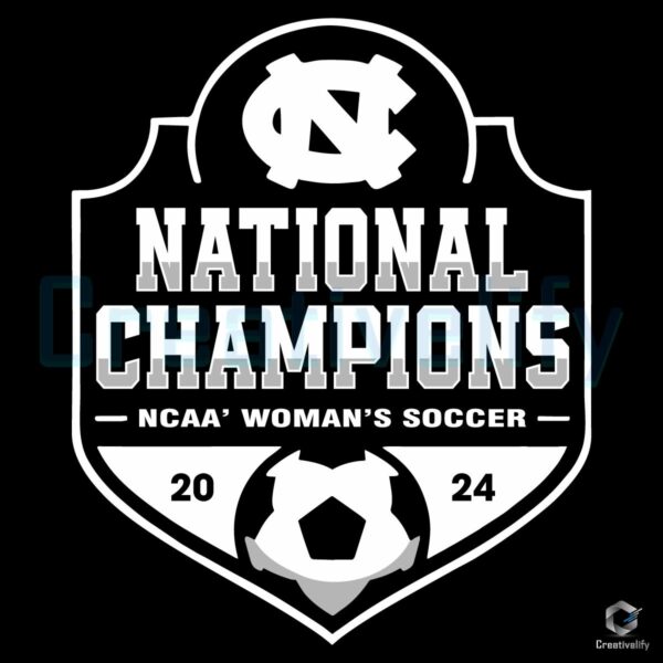 UNC Womens Soccer 2024 National Champions SVG PNG Designs