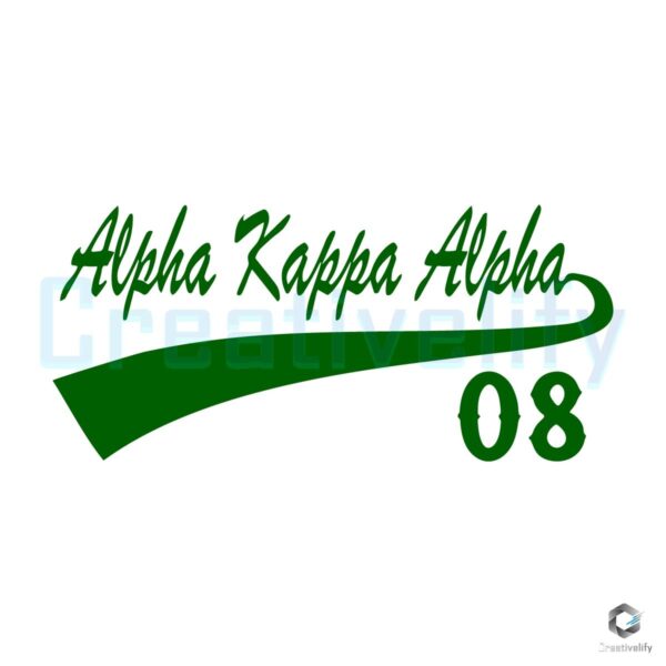 Vintage Alpha Kappa Alpha Tail Design Since 1980 SVG