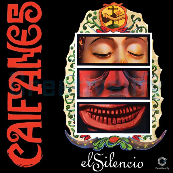 Vintage Caifanes El Silencio 1992 Album Art PNG