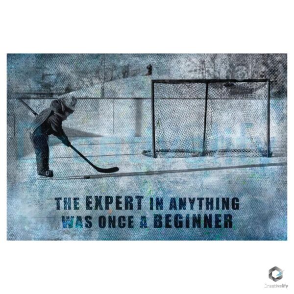 Vintage Hockey Every Expert Was Once a Beginner PNG Design