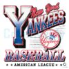 Vintage New York Yankees Baseball PNG Classic American League Style