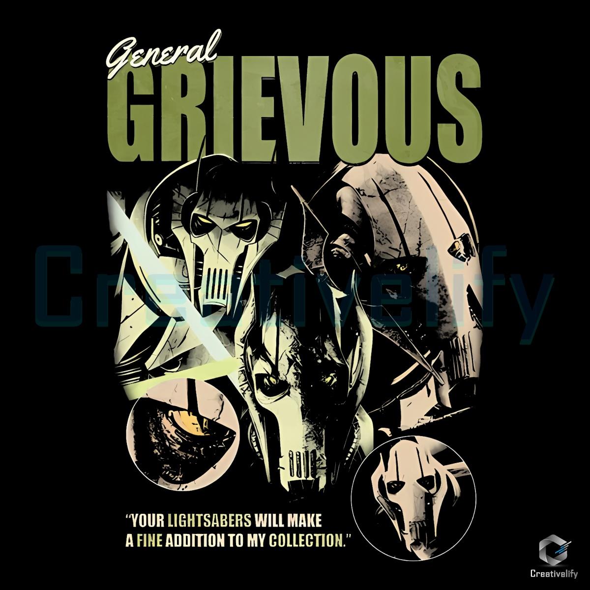Vintage Star Wars General Grievous Character PNG Design Vintage Star Wars General Grievous Character PNG Design