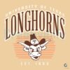 Vintage Texas Longhorns Football Logo SVG Est 1883 Classic Design
