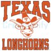 Vintage Texas Longhorns Mascot Logo SVG for Football Fans