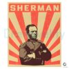 Vintage William Tecumseh Sherman Propaganda Art PNG