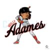 Willy Adames Giants Caricature Art PNG Download