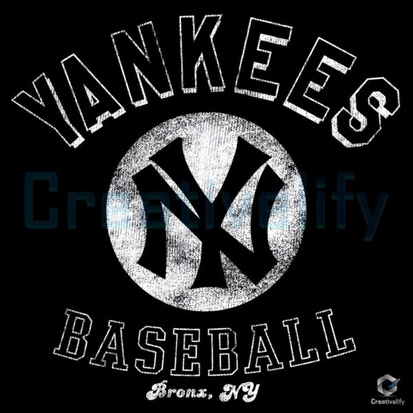 Yankees Cooperstown Nostalgia Classic Baseball PNG Design