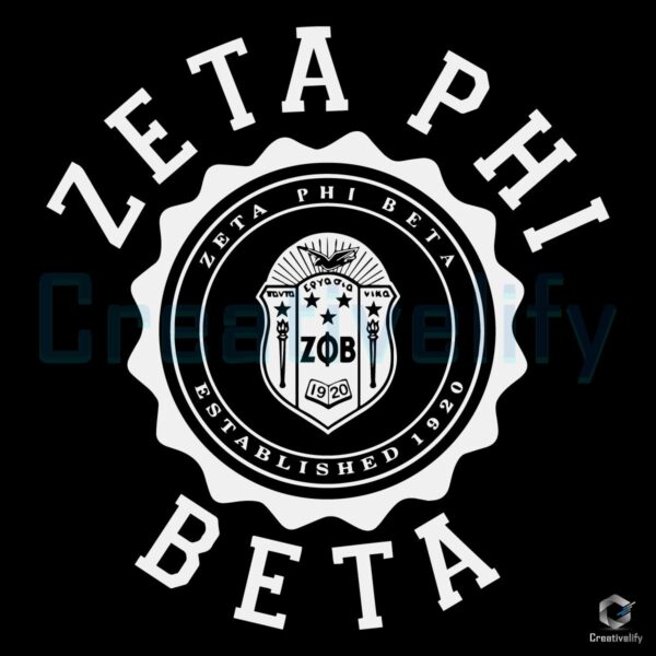 Zeta Phi Beta 1920 Logo Design SVG Download