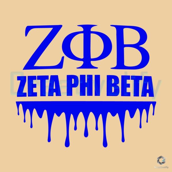 Zeta Phi Beta Graffiti Art SVG for Sorority Pride