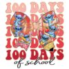 100 Days of School Coquette Pencil Design in PNG