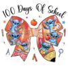 100 Days Stitch Coquette Pencil Art in PNG