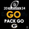 2024 Nfl Playoffs Go Pack Go Green Bay Packers SVG