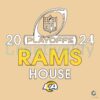 2024 Rams House Playoffs Los Angeles Rams SVG Design