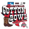 2025 Ohio State Buckeyes Cotton Bowl Football SVG PNG Design