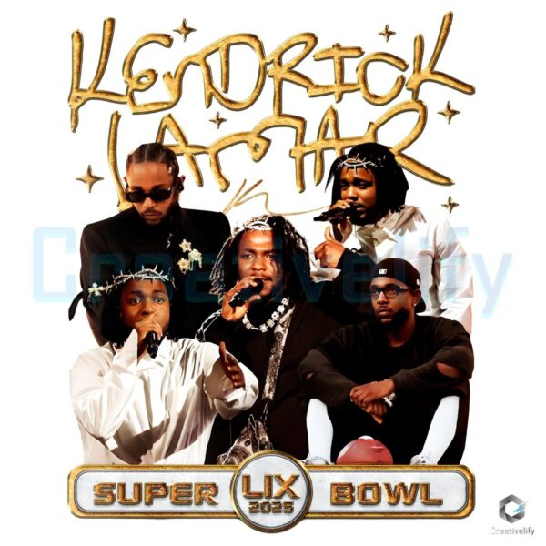 90s Vintage Kendrick Lamar Super Bowl LIX 2025 SVGPNG