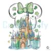 St. Patrick's Day Disney Castle Lucky Clover PNG