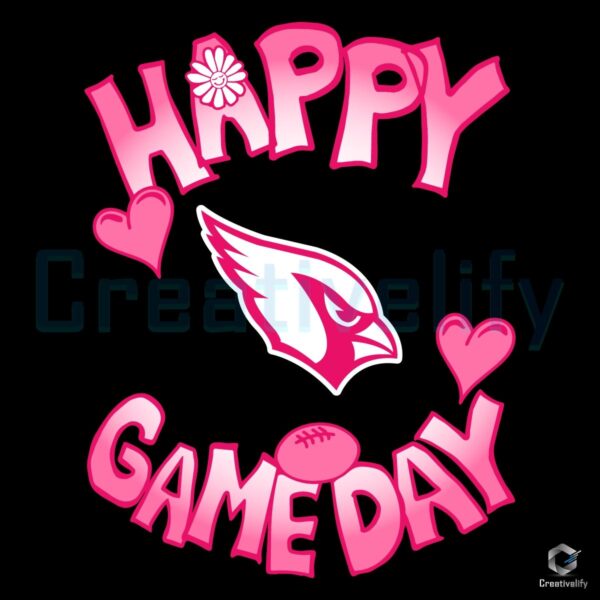 Arizona Cardinals Valentines Day Game Day SVG Design