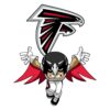 Atlanta Falcons NFL Rush Zone Cartoon Character SVG Design