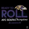 Baltimore Ravens AFC North Champs SVG Ready to Shine