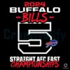 Buffalo Bills 2024 AFC East Champs SVG Straight Victory Pride
