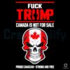 Canada Strong and Free Not for Sale Proud SVGPNG Design