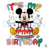 Celebrate My Birthday with Mickey Mouse PNG Magic