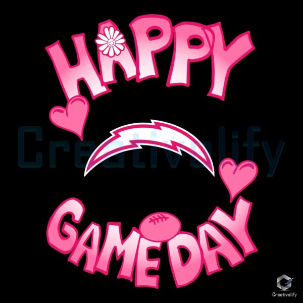 Chargers Valentines Day SVG Celebrate Love Gameday