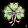 Charming Shamrock Coquette PNG for Wee Little Hooligans