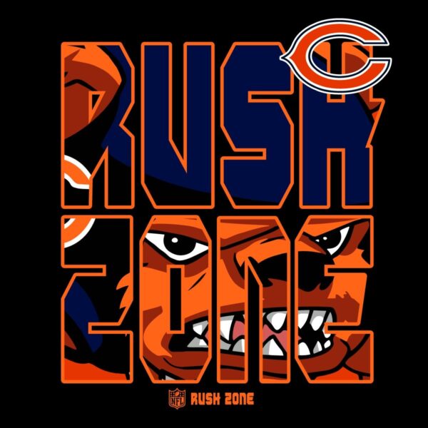 Chicago Bears NFL Rush Zone Team in PNG Format