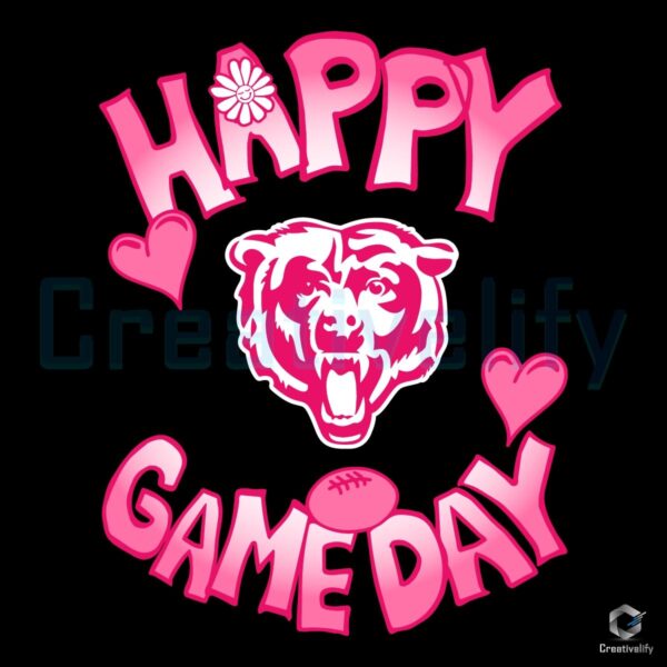 Chicago Bears SVG Celebrate Valentines Day with Game Day Spirit