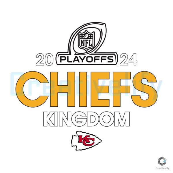 Chiefs Kingdom 2024 NFL Playoffs SVG Kansas City Pride