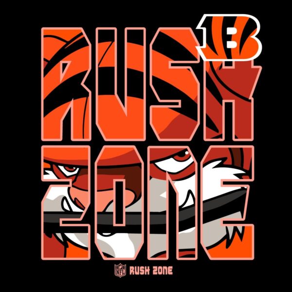 Cincinnati Bengals NFL Rush Zone Team PNG Artwork