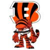 Cincinnati Bengals Rusher NFL Rush Zone SVG PNG Art