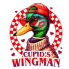 Cupids Wingman Duck Lover Valentine PNG