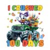 Daisy Duck I Crushed 100 Days PNG Design