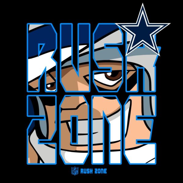 Dallas Cowboys NFL Rush Zone Team PNG Design