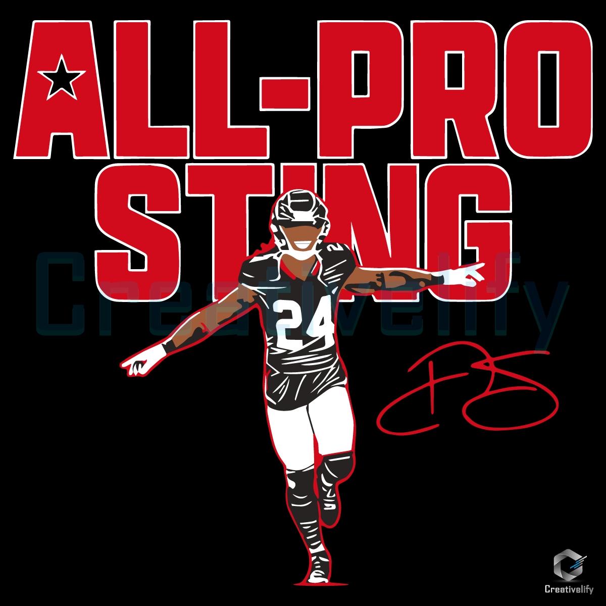 Derek Stingley Jr AllPro Sting SVG Design