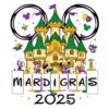 Disney Castle Mardi Gras 2025 Magic in PNG