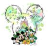 Disney Castle Mickey Friends St Patricks Day Magic PNG