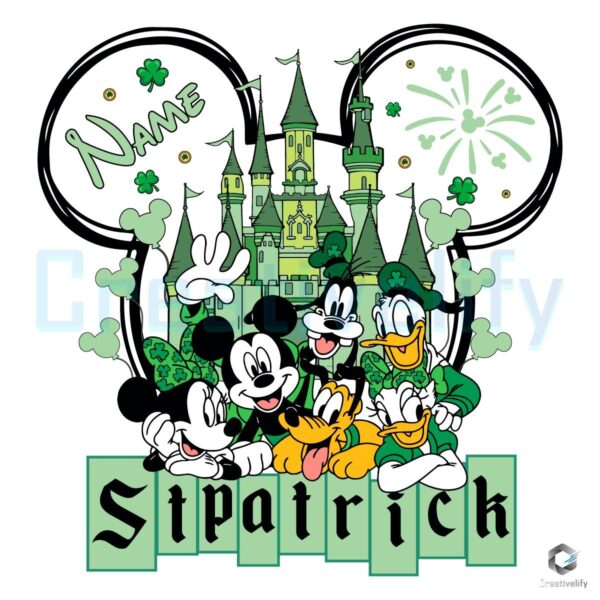 Disney Friends St Patricks Day Magic Castle PNG