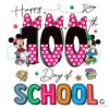 Disney Magic Mickey Minnie Celebrate 100 Days of School PNG