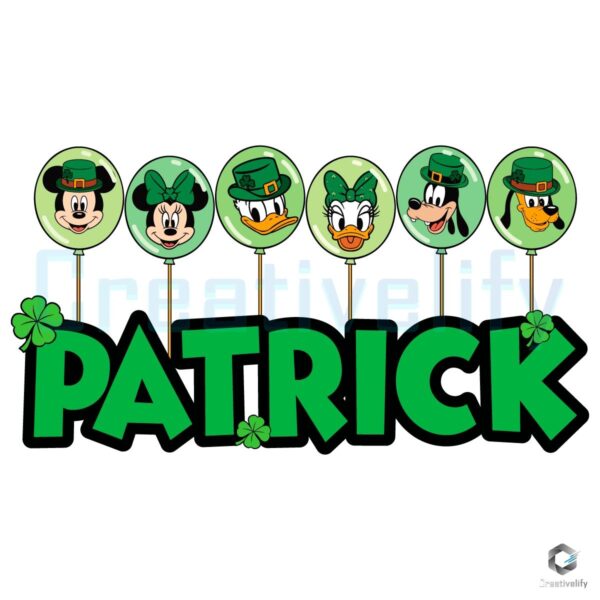 Disney St Patricks Day Balloon PNG Magic